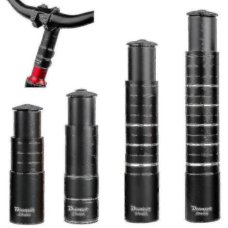 Adaptateur de potence de fourche de vélo 2024 pour rehausser la hauteur du guidon VTT de 100 mm, pièce en alliage d'aluminium, compatible avec un diamètre de 28,6 mm.