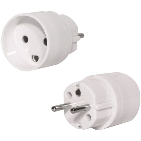 Adaptateur de prise de courant de type f à la prise de type k