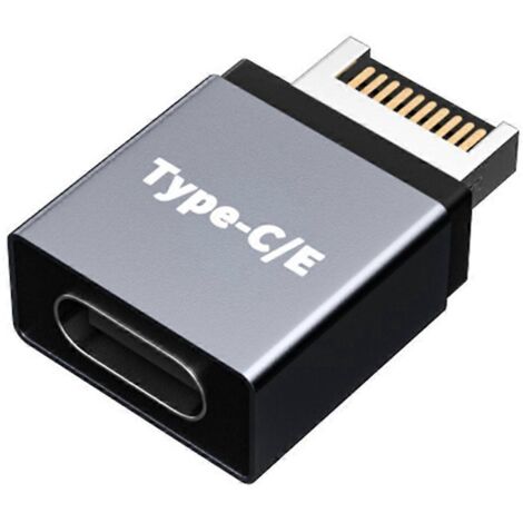 Adaptateur de prise d'extension USB-C vers USB-E facile à installer pour carte mère PC