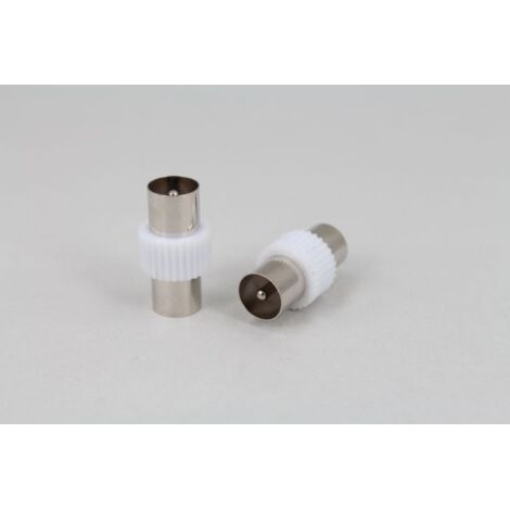 Adaptateur de prise TV, connecteur mâle F 9,5 mm à joint en bambou pour câble TV, adaptateur de conversion de prise