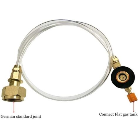 Adaptateur de Propane Tuyau de Rechange pour convertisseur de Tuyau Se connecte au Camping en Plein air Camping Cuisinière à gaz Adaptateur de Bouteille de Propane
