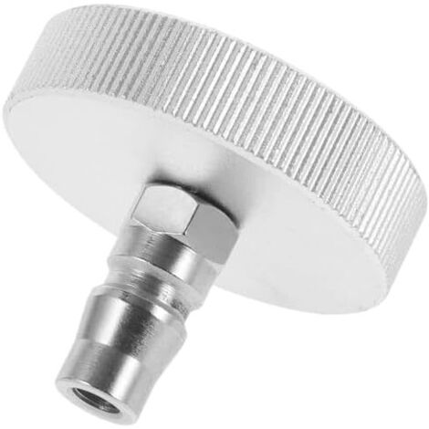Adaptateur de Purgeur Cylindre Frein Outil Remplacement Liquide en Aluminium Argenté Économise Lors pour Véhicule -