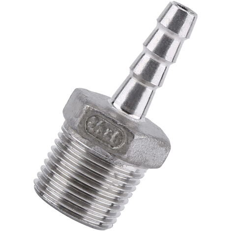 Adaptateur de raccord de tuyau à embout cannelé mâle BSP (3/8" x 6 mm)