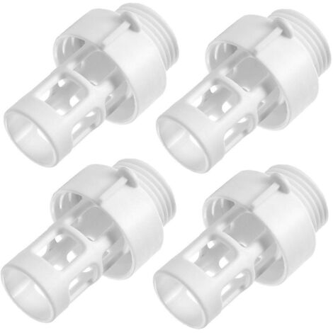 Adaptateur de raccord de vidange de piscine 4PCS pour adaptateur de tuyau 10184 rond---