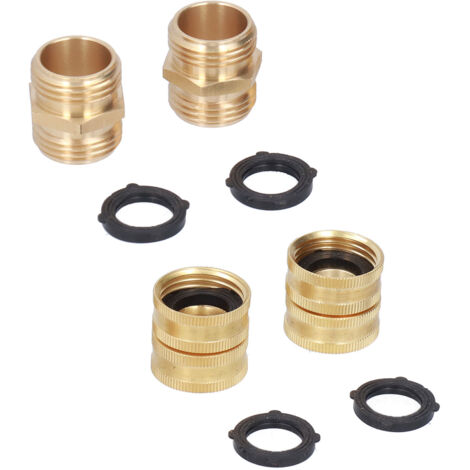 Adaptateur de Raccord Laiton 3/4" Mâle-Femelle pour Tuyau d'Arrosage et Systèmes d'Irrigation