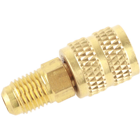 Adaptateur de Raccord R410A 1/4" Mâle vers 5/16" Femelle SAE pour Pompe à Chaleur