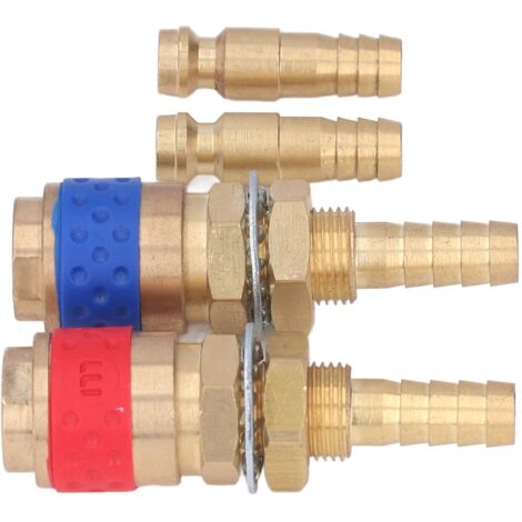 Adaptateur de Raccord Rapide M8 en Laiton pour Soudage TIG MIG, Système de Refroidissement à l'Eau