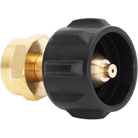 Adaptateur de Raccordement en Laiton pour Bouteille de Gaz Propane 1 lb - Connexion Détendeur