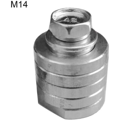 Adaptateur de rainurage M10 M14, filetage résistant à l'usure, meuleuse durable et fiable.