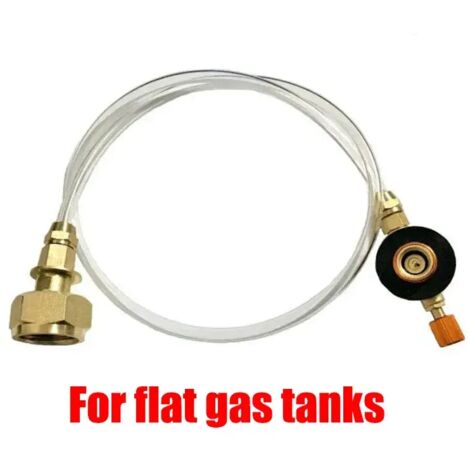 Adaptateur de recharge de propane pour réchaud de camping, adaptateur pour bouteille de gaz plate, équipement de cuisine pour la randonnée et le camping, réchauds de cuisine portables
