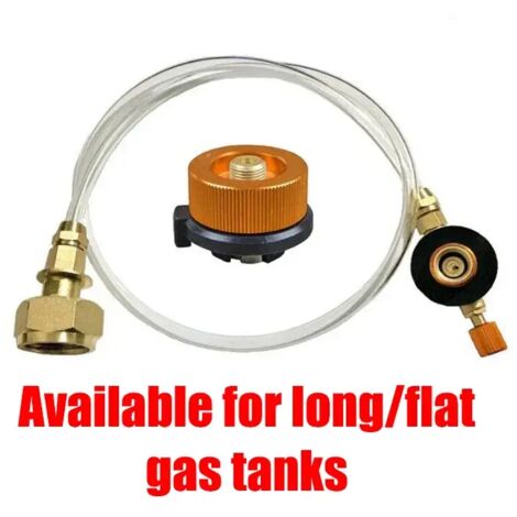 Adaptateur de recharge de propane pour réchaud de camping, adaptateur pour bouteille de gaz plate, équipement de cuisine pour la randonnée et le camping, réchauds de cuisine portables