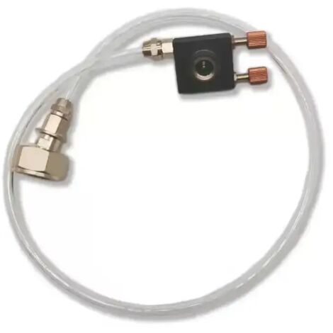Adaptateur de recharge de propane pour réchaud de camping avec soupape de décharge de pression et valve de gonflage pour bouteille de gaz, compatible avec les accessoires de réchaud et les réchauds po