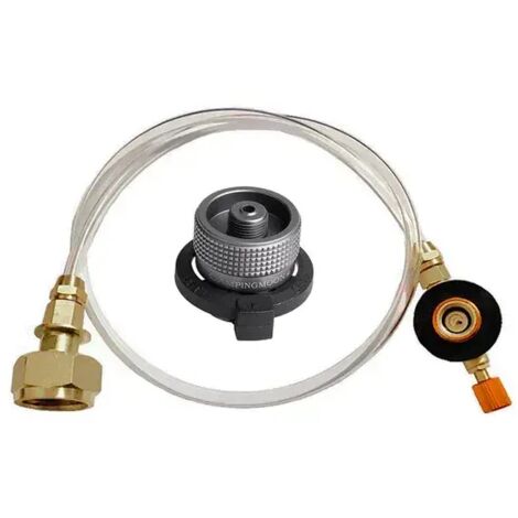 Adaptateur de recharge de propane pour réchaud de camping, brûleur pour bouteille plate de GPL, coupleur de réservoir de gaz, adaptateur pour réchaud portable.