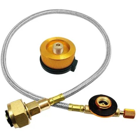 Adaptateur de recharge de propane pour réchaud de camping, brûleur pour bouteille plate de GPL, coupleur de réservoir de gaz, adaptateur pour réchaud portable.