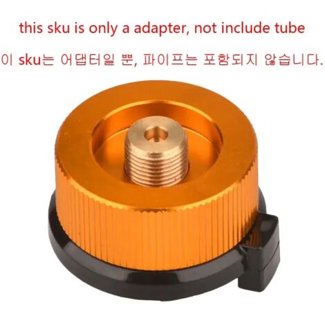 Adaptateur de recharge de propane pour réchaud de camping extérieur, brûleur, coupleur de réservoir de bouteille plate de GPL, adaptateur de conteneur, durable et compatible avec les réchauds de cuisi