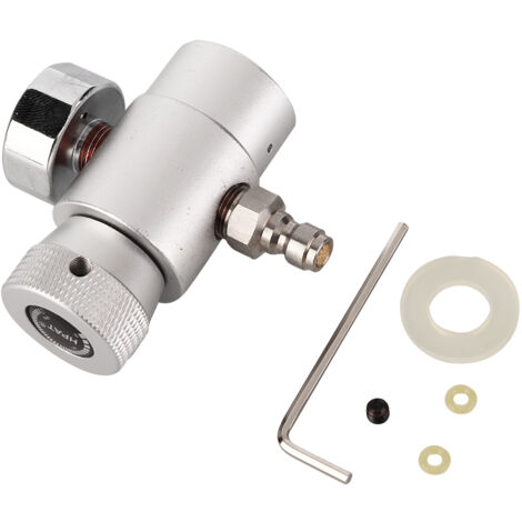 Adaptateur de Recharge pour Bouteille CO2 avec Manomètre 3000 et Raccord pour Machine à Soda