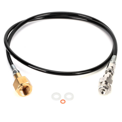 Adaptateur de Recharge pour Bouteille CO2 W21.8-14 avec Tuyau de 50 Pouces, Accessoires pour Machine à Soda
