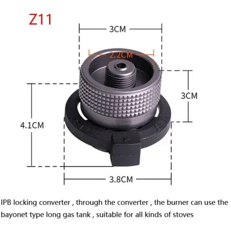 Adaptateur de recharge pour réchaud à gaz butane de camping, valve de protection, convertisseur, accessoires, équipements et outils pour réchauds de cuisine portables