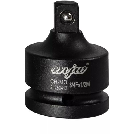 Adaptateur de réduction d'impact pour douilles à impact 3/4 à 1/2 pouce CR-MO