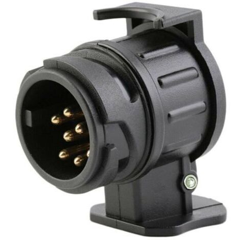 Adaptateur de remorque 13 broches vers 7 broches pour prises standard européennes, attelage, camion, caravane, prise
