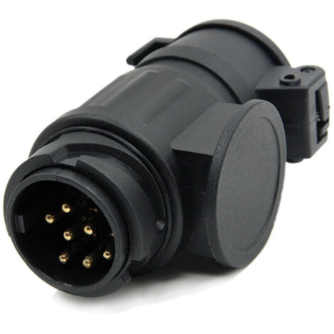 Adaptateur de remorque de 13P VERS 7P pour connecteur de Prise électrique de Prise Caravane de Camion d'attelage de remorque de Prise européenne Standard