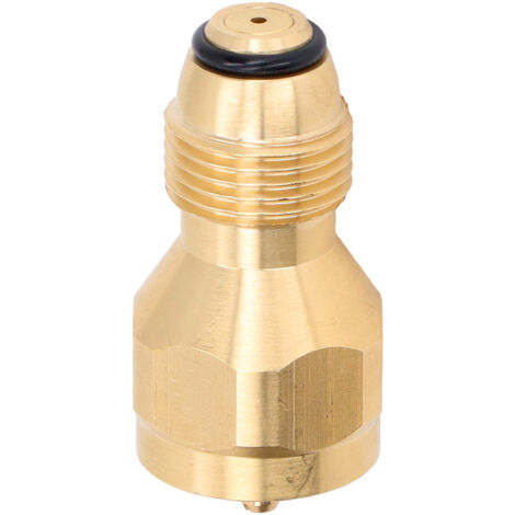 Adaptateur de Remplissage Bouteille Propane 1LB Laiton Universel Mini pour Petites Bouteilles Jetables