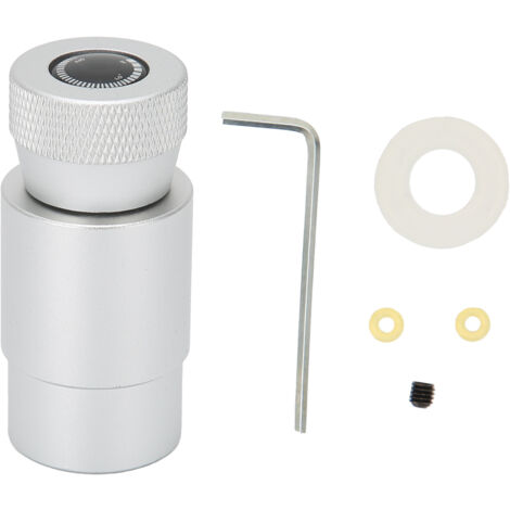 Adaptateur de remplissage CO2 avec raccord ASA et bouchon mâle 8mm pour accessoires soda argenté