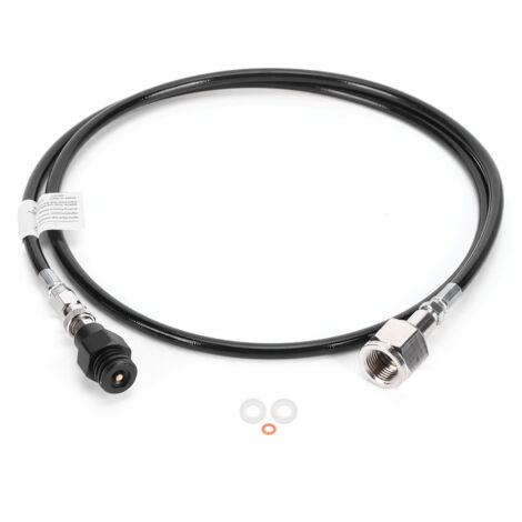 Adaptateur de Remplissage CO2 CGA320 pour Bouteille de Gaz, 1.5m Accessoire Soda avec Raccord
