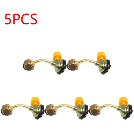 Adaptateur de remplissage de gaz (1 à 5 pièces) pour réchaud de camping à propane : adaptateur pour bouteille de propane, convertisseur, coupleur de remplissage, accessoires pour réchauds de cuisine p