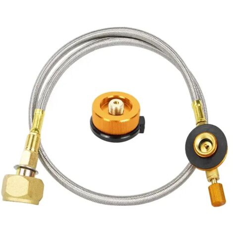 Adaptateur de remplissage de gaz pour réchaud de camping, adaptateur de remplissage de bouteille de gaz pour extérieur, connecteur pour réservoir de gaz, accessoires pour réchaud de camping, réchauds 