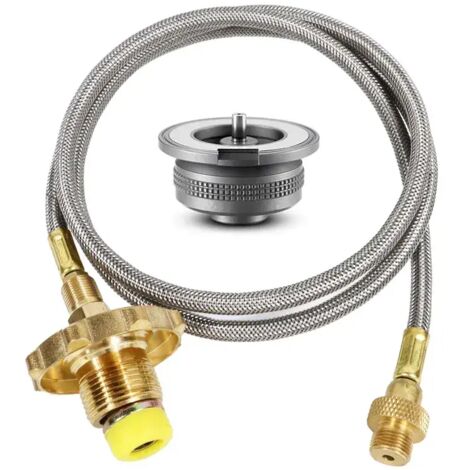 Adaptateur de remplissage de propane pour réchaud à gaz extérieur, tuyau de raccordement pour bouteille de gaz, adaptateur pour brûleur de camping, connecteur de tuyau pour bouteille de GPL, réchauds 