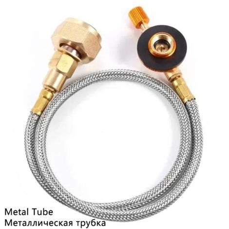 Adaptateur de remplissage de propane pour réchaud de camping extérieur de 60 cm, adaptateur de bouteille de gaz, tuyau de raccordement pour adaptateur de gaz, réchauds de cuisine portables