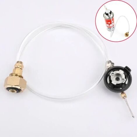 Adaptateur de remplissage de propane pour réchaud de camping extérieur de 60 cm, adaptateur de bouteille de gaz, tuyau de raccordement pour adaptateur de gaz, réchauds de cuisine portables