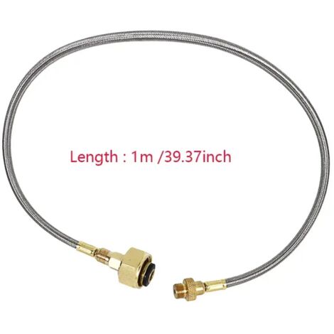 Adaptateur de remplissage de propane pour réchaud de camping, tuyau de raccordement pour bouteille de gaz, adaptateur pour brûleur extérieur, connecteur de tuyau pour bouteille de GPL, réchauds de cui