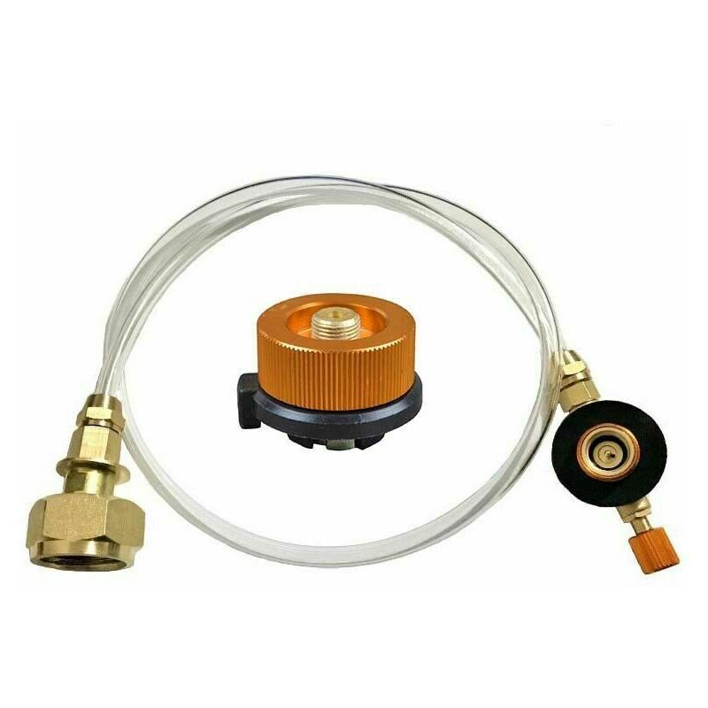 L&h-cfcahl - Adaptateur de réservoir de gaz Set de tuyaux Raccord cartouche de gaz pour adaptateur de réchaud de camping 1pcs l&h