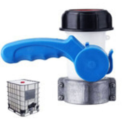 Adaptateur de réservoir d'eau IBC D40 62MM，IBC Robinet de vidange Universel pour réservoir d'eau,raccord de Tuyau d'eau,Adaptateur de Sortie