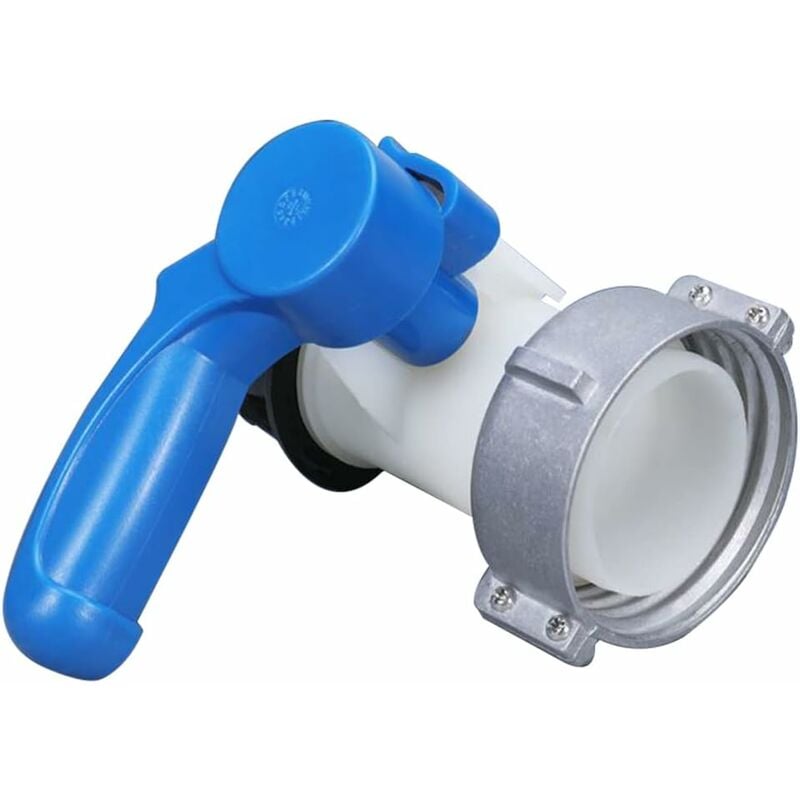 Ersandy - Adaptateur de réservoir ibc, adaptateur universel de robinet de réservoir ibc DN40 62 mm, adapté aux robinets de vidange, réservoirs d'eau