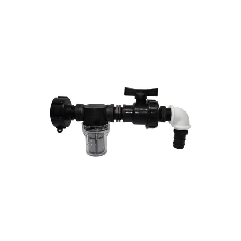SNQ - Adaptateur de réservoir ibc avec filtration, adaptateur de tuyau d'arrosage/32 mm