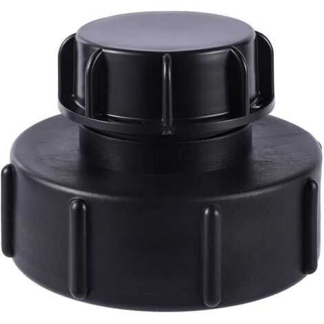 Adaptateur de réservoir IBC S100 x 8 - Pour réduction S60 x 6 - Filetage grossier avec capuchon d'extrémité - Tuyau d'arrosage - Adaptateur pour robinetterie