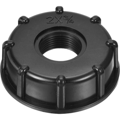 Adaptateur de robinet 60 mm avec raccord rapide 3/4" pour tuyau d'arrosage et récupérateur d'eau (jusqu'à 150 L).