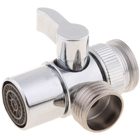 Adaptateur de robinet de cuisine/salle de bain en laiton pour lavabo, vanne inverseuse, séparateur de tuyau, M