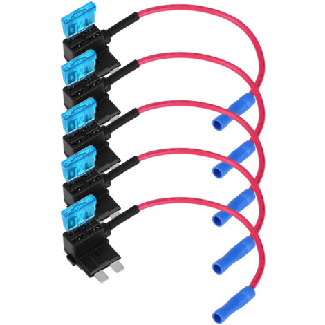 Adaptateur de robinet de fusible automatique de voiture, support de fusibles à lame ATO ATC Standard 5 pièces