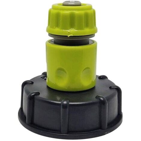 Adaptateur de robinet de réservoir IBC connecteur de tuyau d'arrosage adaptateur de tuyau d'eau en plastique remplacement de tuyau