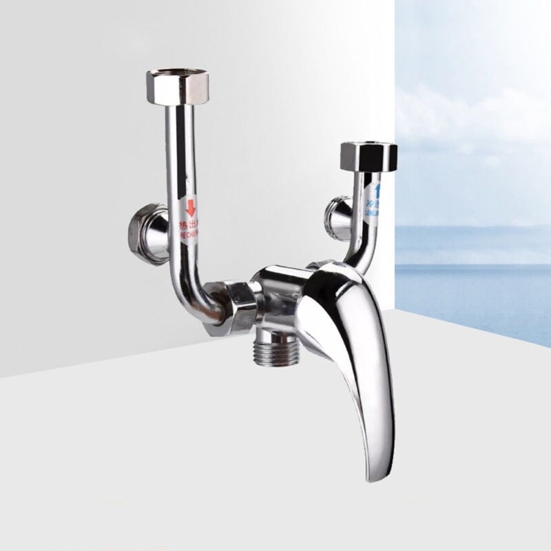 Adaptateur de robinet en alliage pour usage domestique, coude en U, pour chauffe-eau électrique, eau chaude et froide, échange universel, robinet de