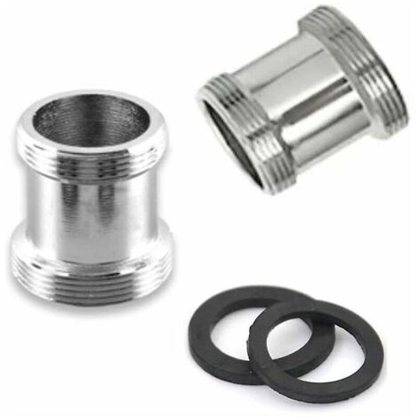 Adaptateur de robinet en laiton 22 mm mâle-mâle (1 unité) - Raccord d'aérateur de robinet - M24 à M22