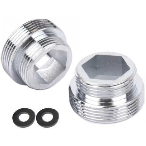 Adaptateur de robinet en métal massif pour robinet de cuisine (M24 vers M22)