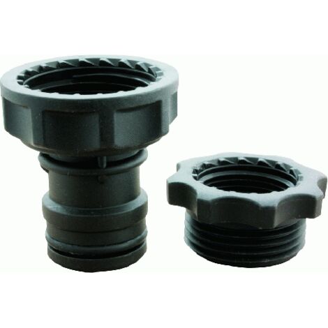 Adaptateur de robinet femelle 3/4-1" Raccord Pluvia/GF 1" 5434