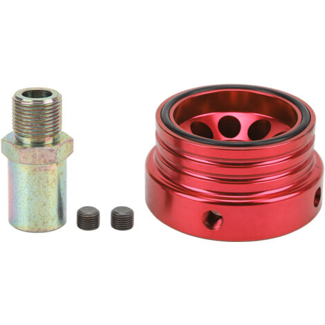 Adaptateur de sandwich à la plaque de filtre à huile professionnelle Accessoire automobile pour GT86 2017+ (rouge)