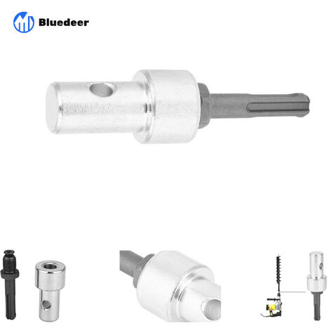 Adaptateur de tarière pour perceuse électrique – Métal haute résistance – Compatible tarières standards – Installation rapide