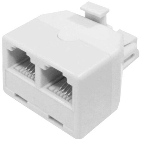 Adaptateur de téléphone fixe 2 entrées
